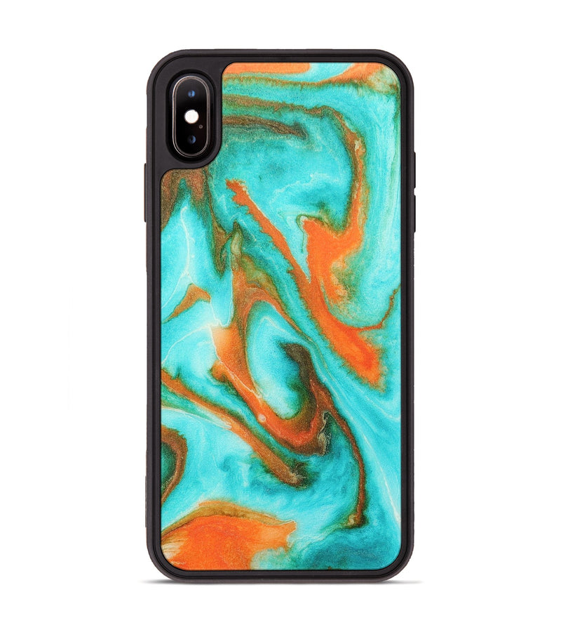 iPhone Xs Max Wood+Resin Phone Case - Daxton (Watercolor, 697165)
