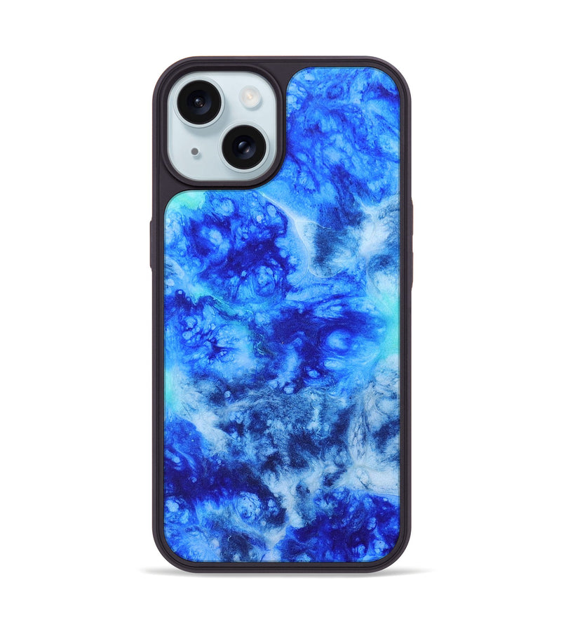 iPhone 15 Wood+Resin Phone Case - Luella (Watercolor, 697168)