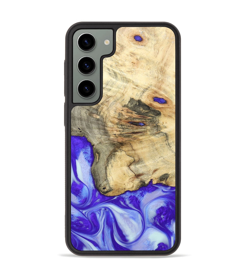 Galaxy S23 Plus Wood+Resin Phone Case - Averie (Purple, 697198)