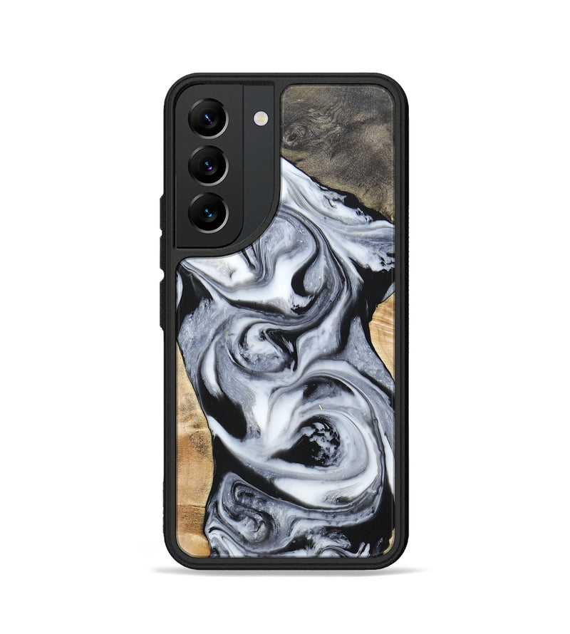Galaxy S22 Wood+Resin Phone Case - Raven (Mosaic, 697248)