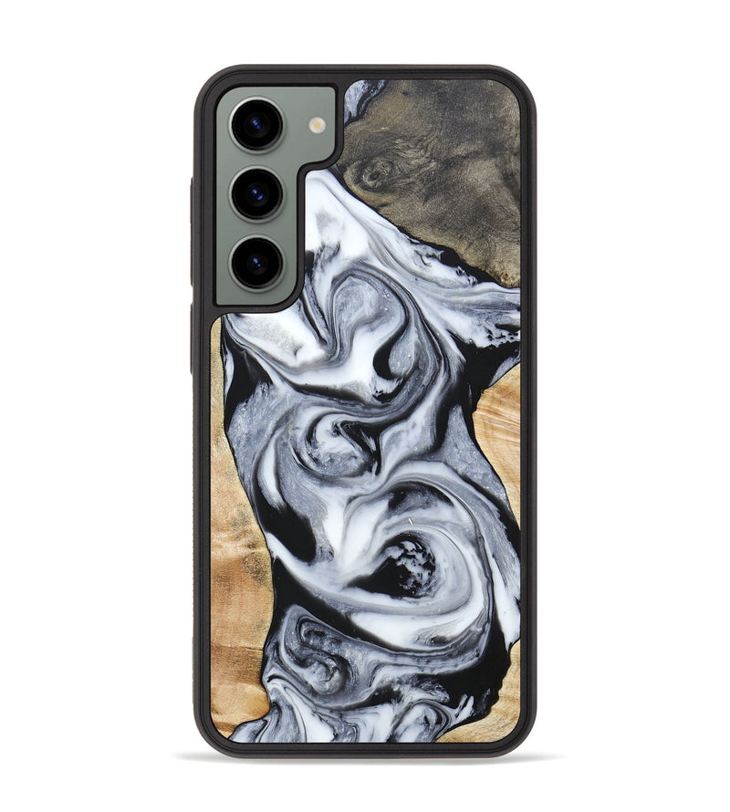 Galaxy S23 Plus Wood+Resin Phone Case - Raven (Mosaic, 697248)