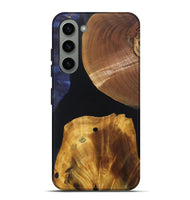 Galaxy S23 Plus Wood+Resin Live Edge Phone Case - Audrey (Pure Black, 697349)
