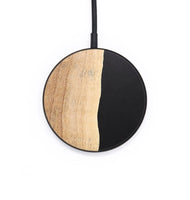 Circle Wood+Resin Wireless Charger - Katelyn (Pure Black, 697380)