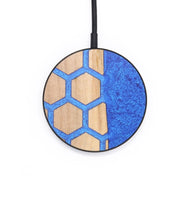 Circle Wood+Resin Wireless Charger - Lorraine (Pattern, 697389)