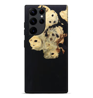 Galaxy S22 Ultra Wood+Resin Live Edge Phone Case - Iva (Pure Black, 697414)