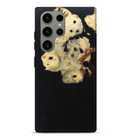 Galaxy S23 Ultra Wood+Resin Live Edge Phone Case - Iva (Pure Black, 697414)