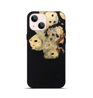 iPhone 13 mini Wood+Resin Live Edge Phone Case - Iva (Pure Black, 697414)