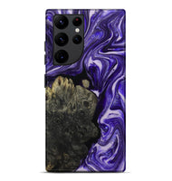 Galaxy S22 Ultra Wood+Resin Live Edge Phone Case - Remi (Purple, 697416)