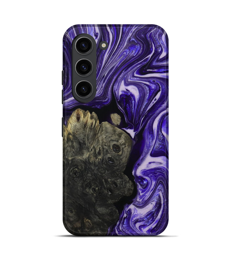 Galaxy S23 Wood+Resin Live Edge Phone Case - Remi (Purple, 697416)