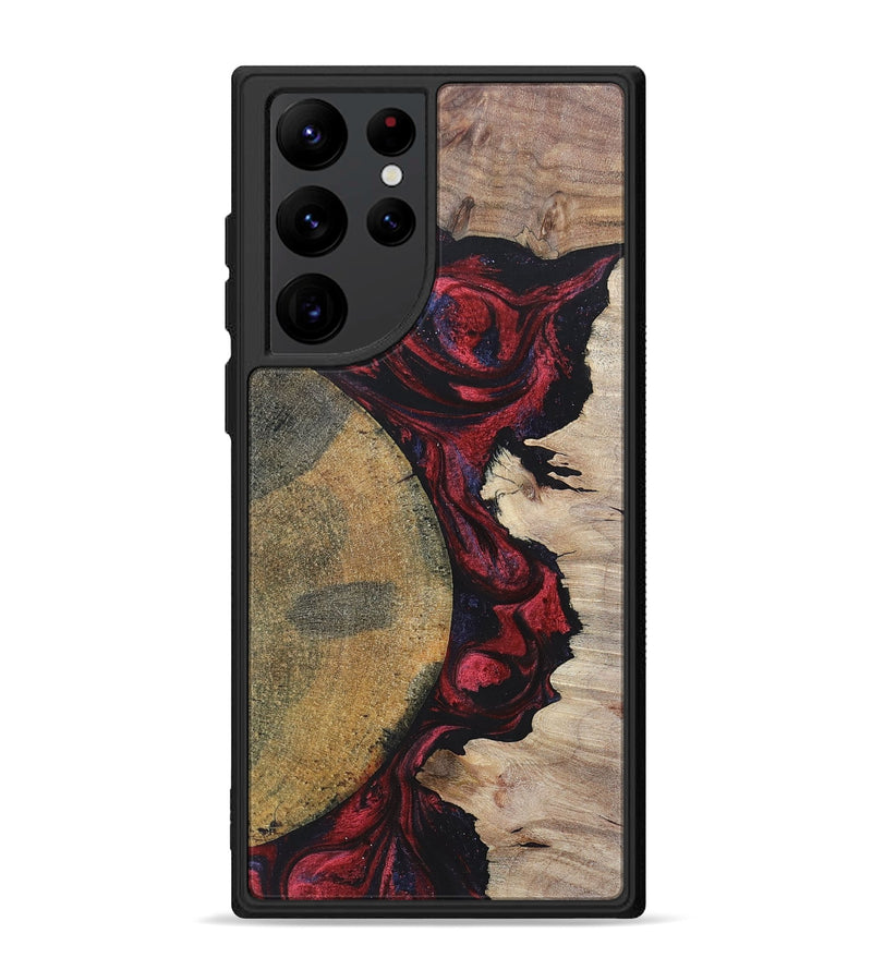Galaxy S22 Ultra Wood+Resin Phone Case - Maeve (Mosaic, 697441)