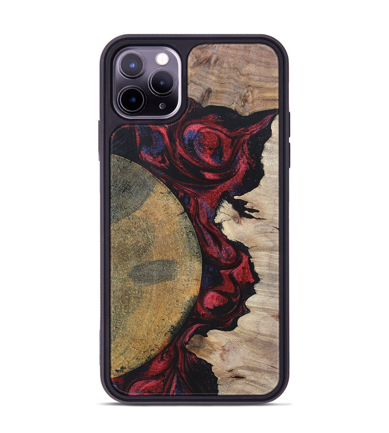iPhone 11 Pro Max Wood+Resin Phone Case - Maeve (Mosaic, 697441)