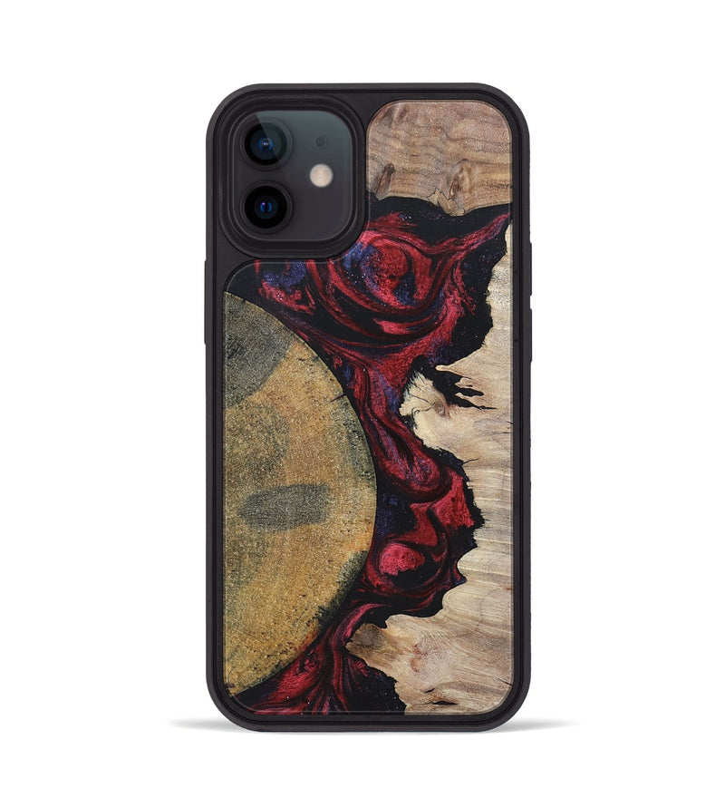 iPhone 12 Wood+Resin Phone Case - Maeve (Mosaic, 697441)