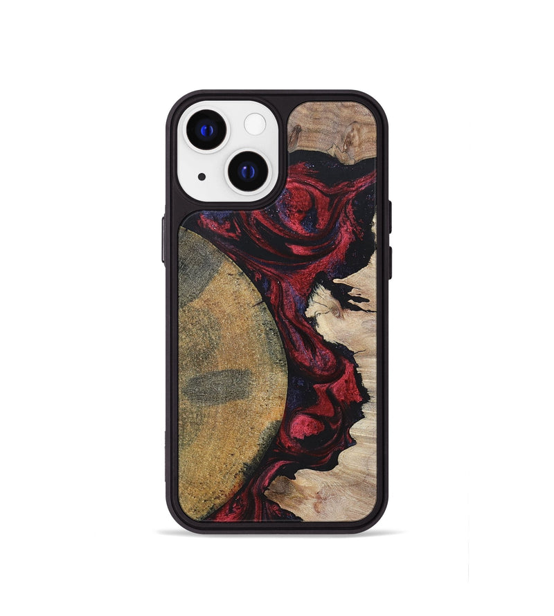 iPhone 13 mini Wood+Resin Phone Case - Maeve (Mosaic, 697441)