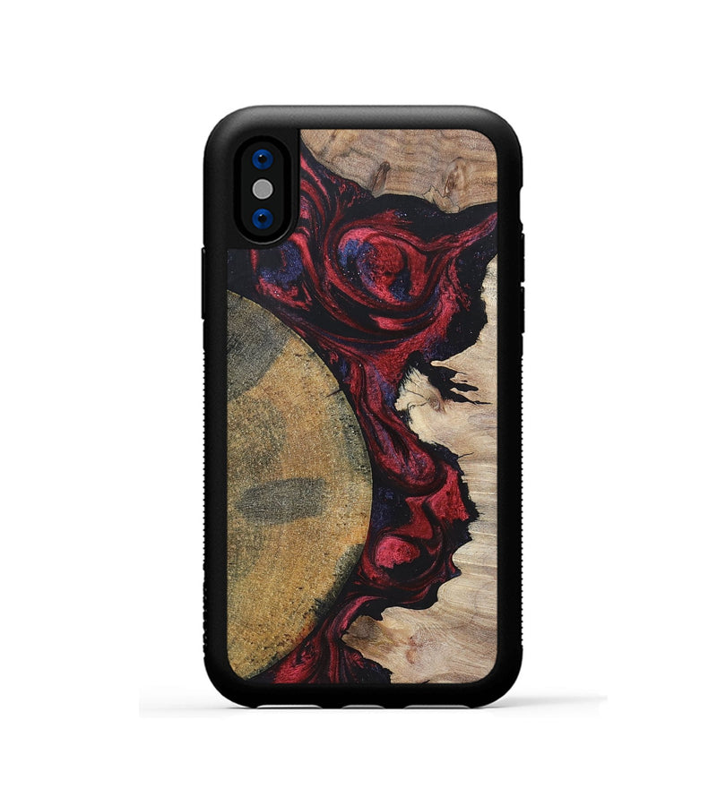 iPhone Xs Wood+Resin Phone Case - Maeve (Mosaic, 697441)