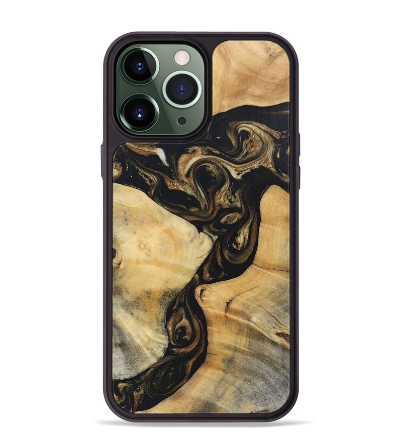 iPhone 13 Pro Max Wood+Resin Phone Case - Abram (Mosaic, 697442)