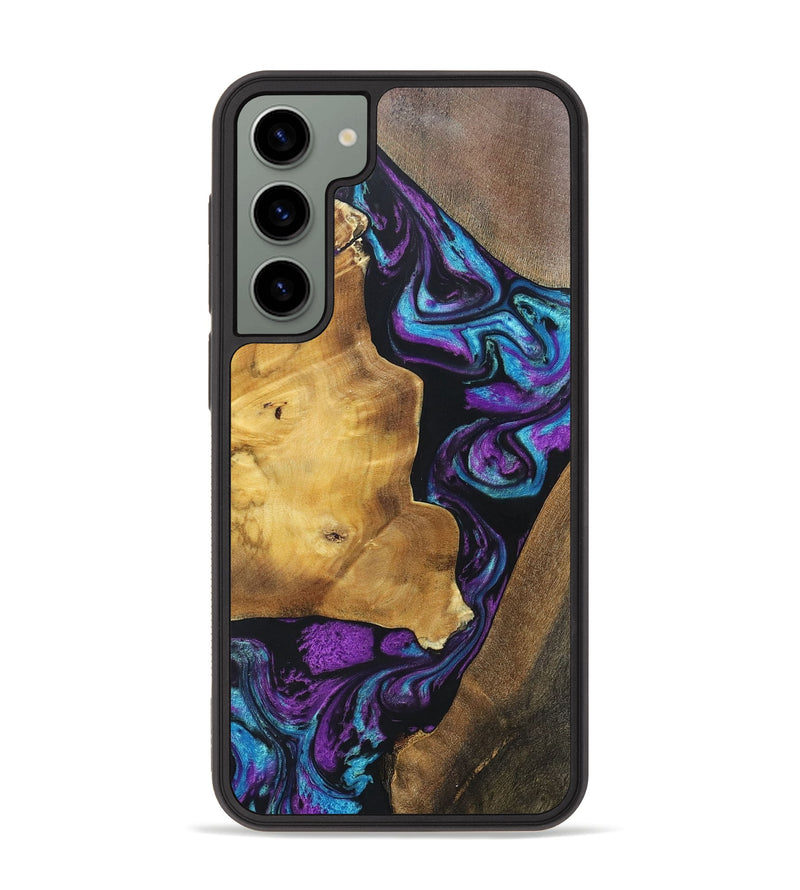 Galaxy S23 Plus Wood+Resin Phone Case - Jeri (Mosaic, 697448)