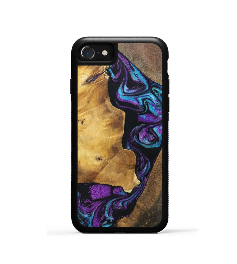iPhone SE Wood+Resin Phone Case - Jeri (Mosaic, 697448)
