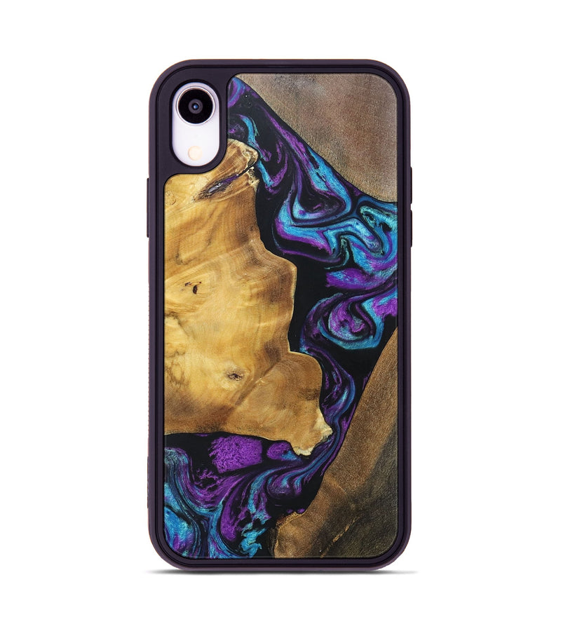 iPhone Xr Wood+Resin Phone Case - Jeri (Mosaic, 697448)