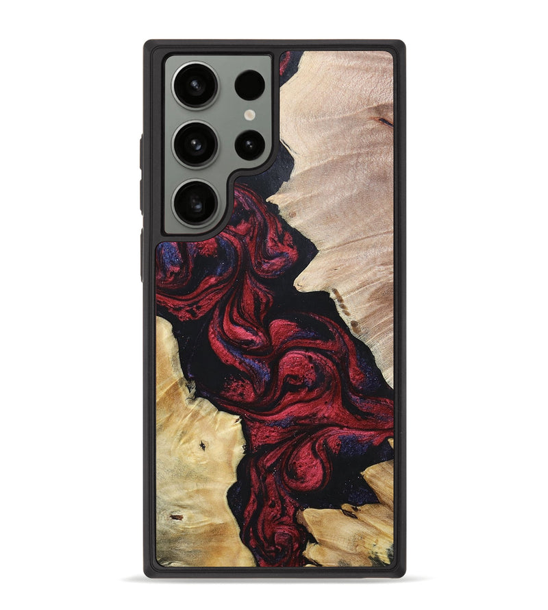 Galaxy S23 Ultra Wood+Resin Phone Case - Ryker (Mosaic, 697451)