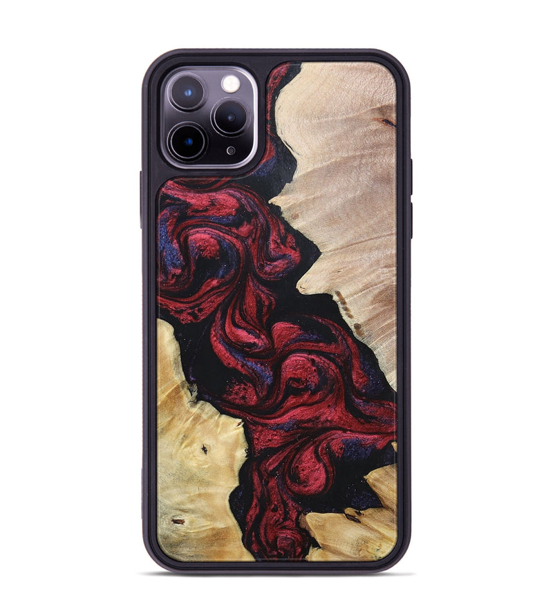 iPhone 11 Pro Max Wood+Resin Phone Case - Ryker (Mosaic, 697451)