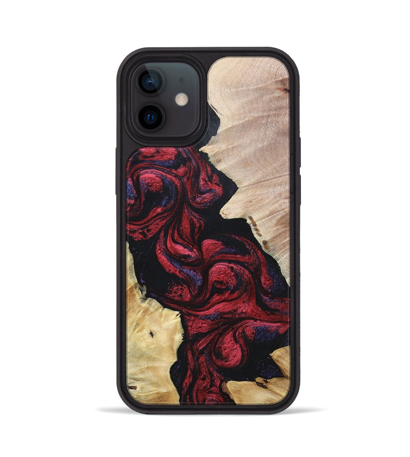iPhone 12 Wood+Resin Phone Case - Ryker (Mosaic, 697451)