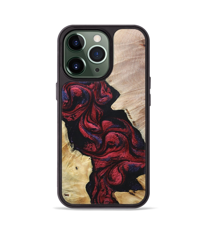 iPhone 13 Pro Wood+Resin Phone Case - Ryker (Mosaic, 697451)
