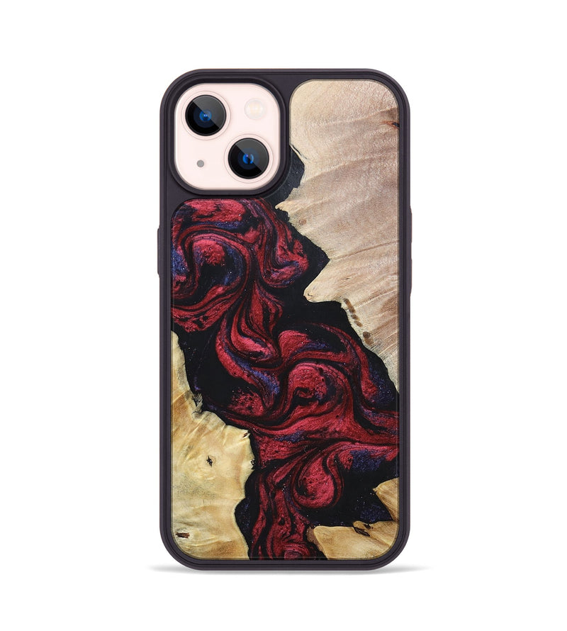 iPhone 14 Wood+Resin Phone Case - Ryker (Mosaic, 697451)