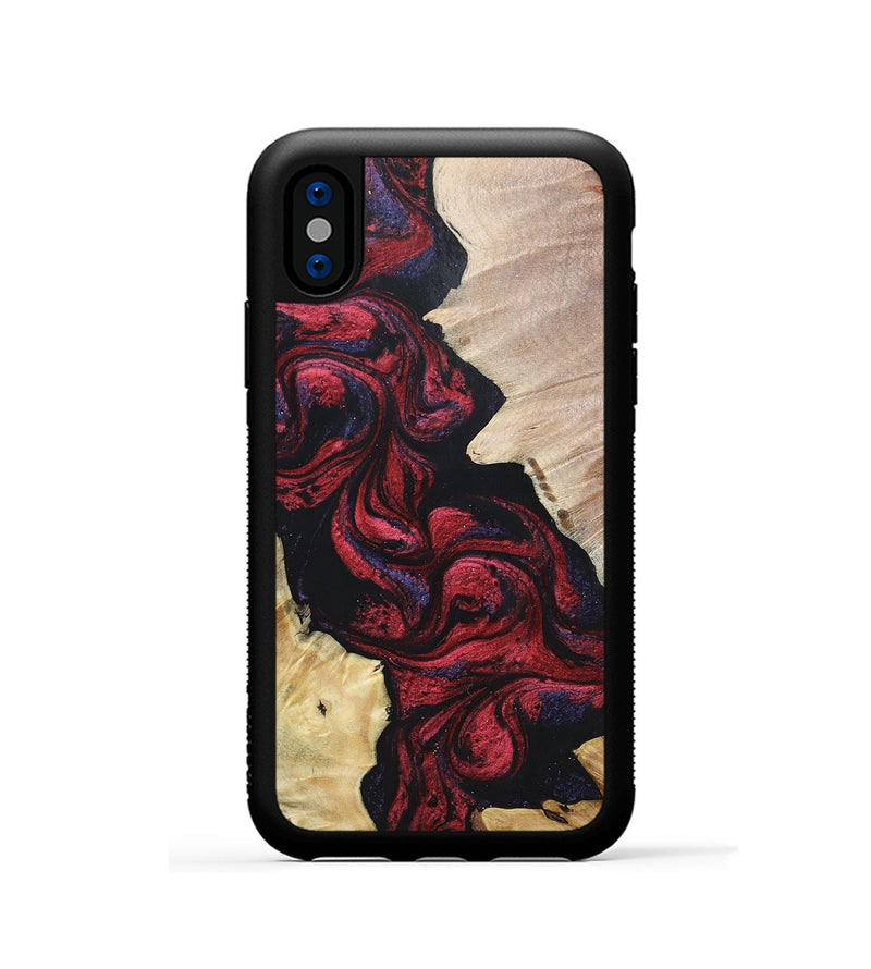 iPhone Xs Wood+Resin Phone Case - Ryker (Mosaic, 697451)