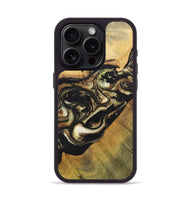 iPhone 15 Pro Wood+Resin Phone Case - Alfred (Black & White, 697500)