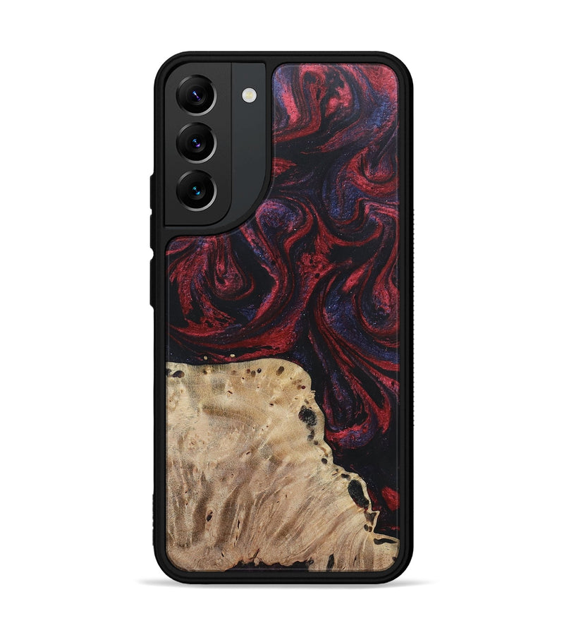 Galaxy S22 Plus Wood+Resin Phone Case - Reid (Red, 697550)