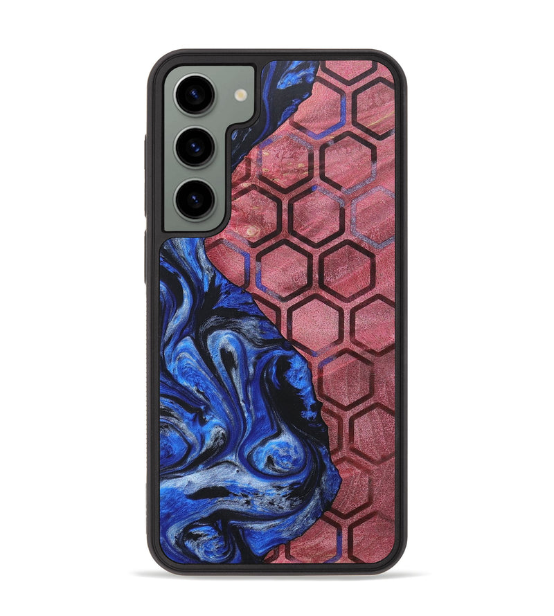 Galaxy S23 Plus Wood+Resin Phone Case - Bernadette (Pattern, 697607)