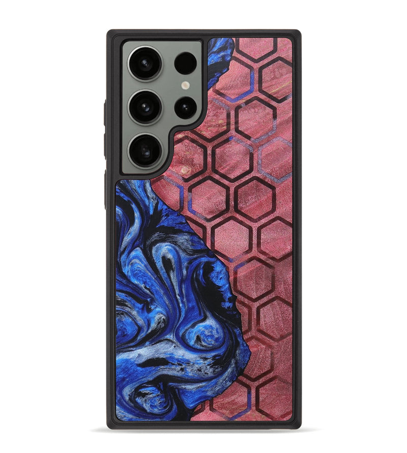 Galaxy S23 Ultra Wood+Resin Phone Case - Bernadette (Pattern, 697607)