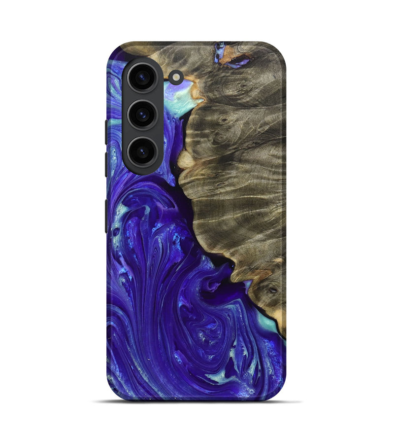 Galaxy S23 Wood+Resin Live Edge Phone Case - Kirk (Purple, 697638)