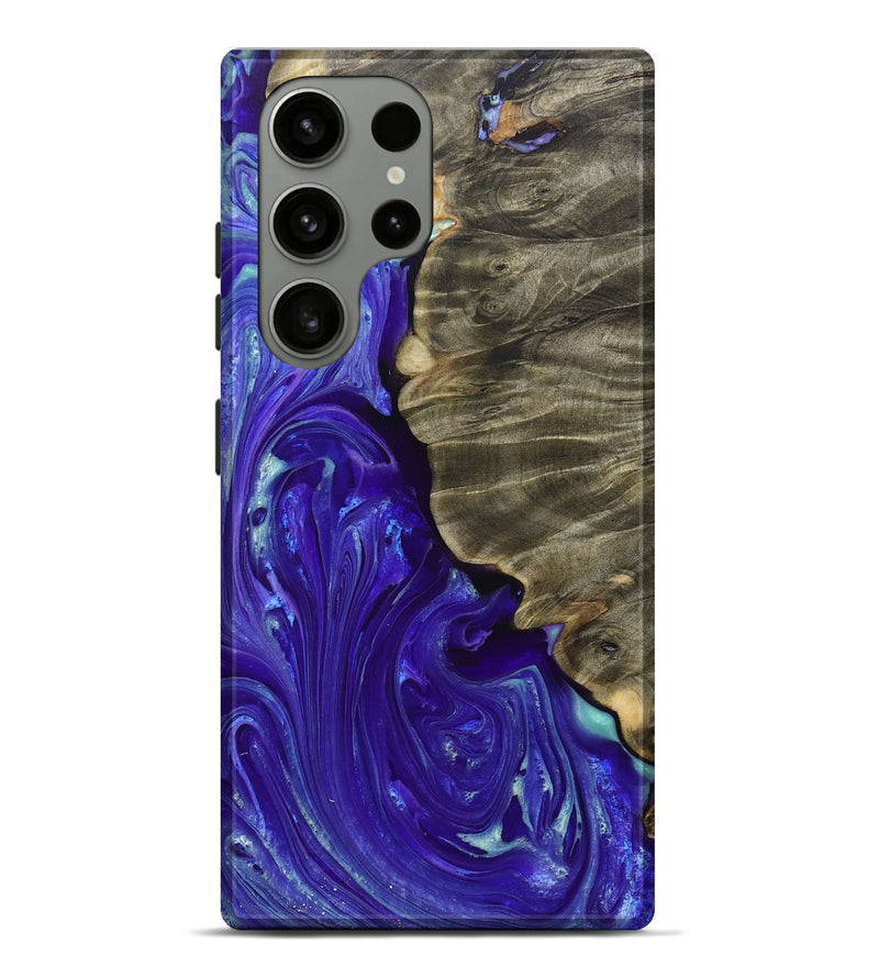 Galaxy S23 Ultra Wood+Resin Live Edge Phone Case - Kirk (Purple, 697638)