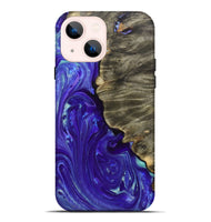 iPhone 14 Plus Wood+Resin Live Edge Phone Case - Kirk (Purple, 697638)