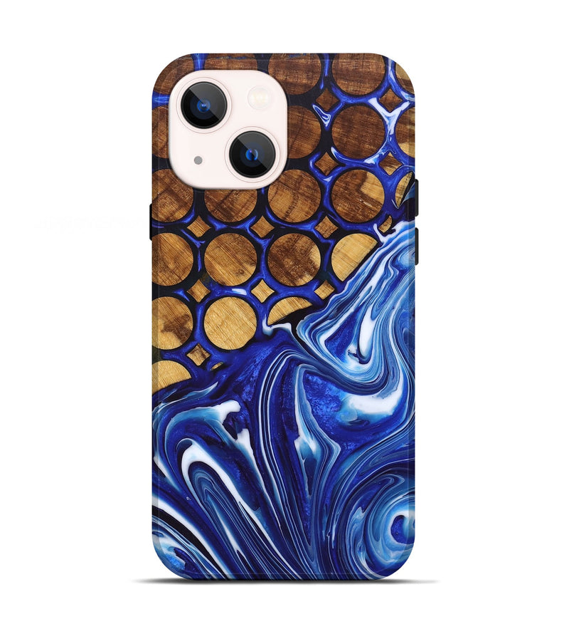 iPhone 13 Wood+Resin Live Edge Phone Case - Stuart (Pattern, 697657)