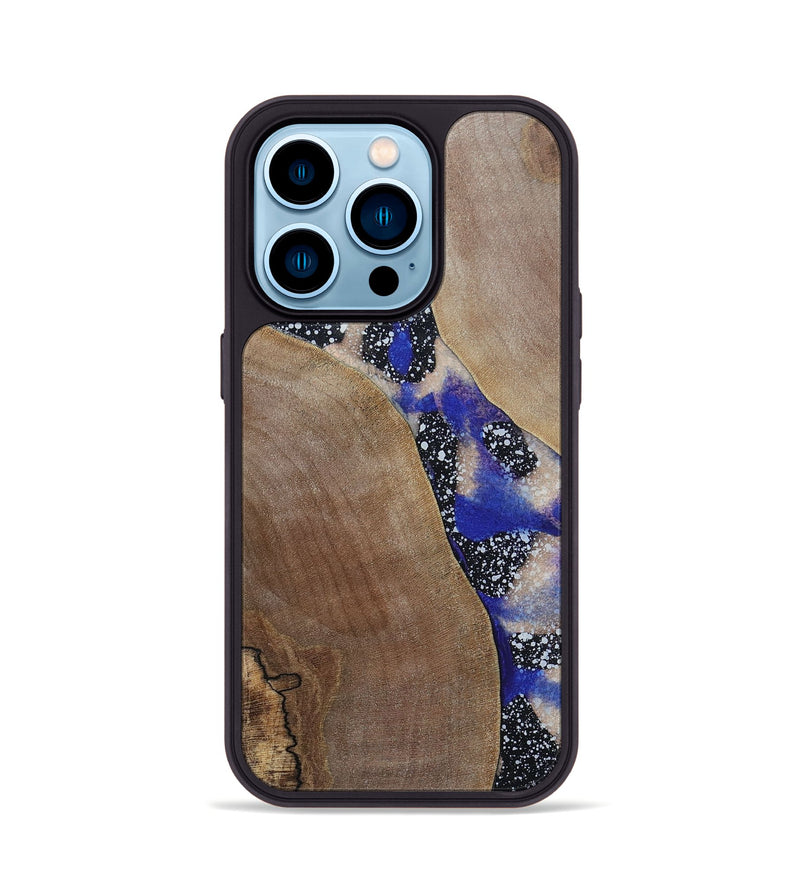iPhone 14 Pro Wood+Resin Phone Case - Roland (Cosmos, 697712)