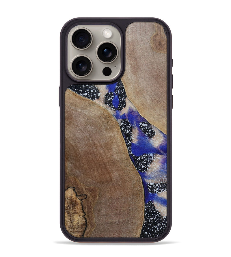 iPhone 15 Pro Max Wood+Resin Phone Case - Roland (Cosmos, 697712)