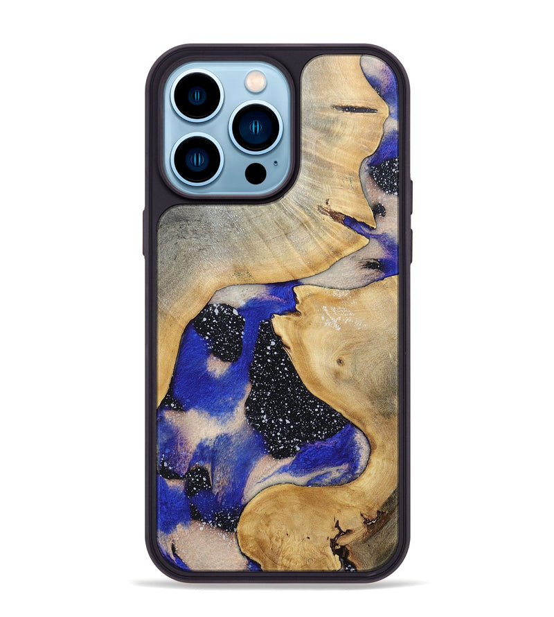 iPhone 14 Pro Max Wood+Resin Phone Case - Giuliana (Cosmos, 697713)