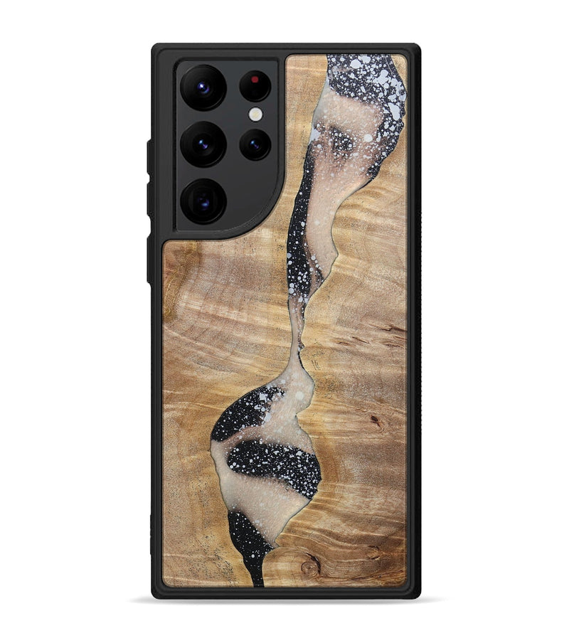 Galaxy S22 Ultra Wood+Resin Phone Case - Camryn (Cosmos, 697716)