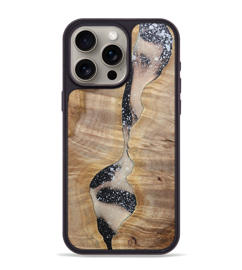 iPhone 15 Pro Max Wood+Resin Phone Case - Camryn (Cosmos, 697716)