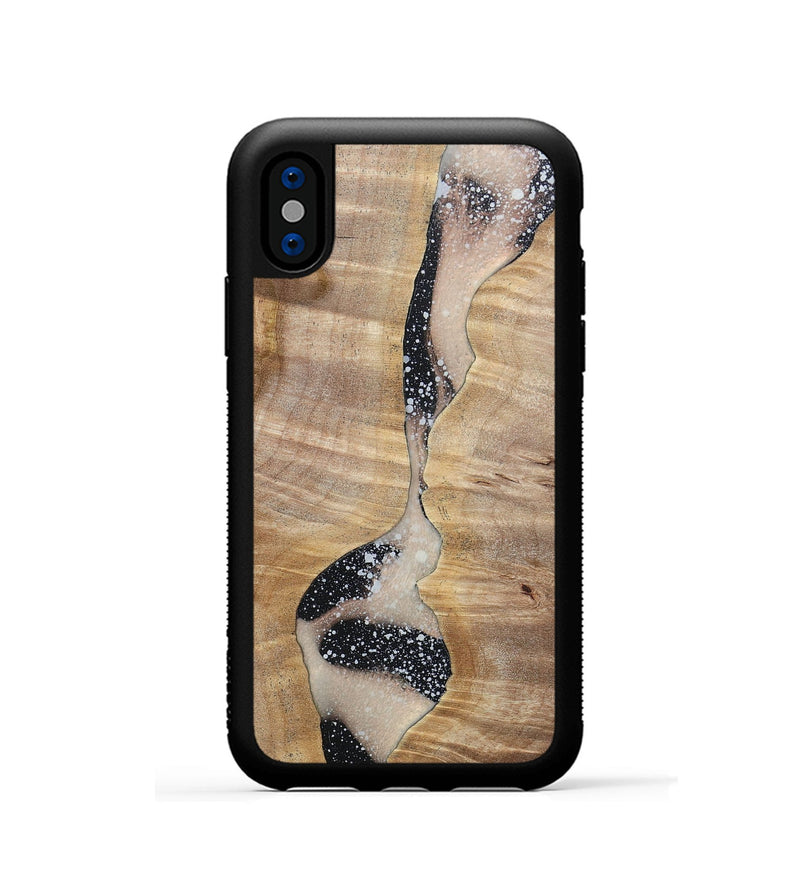 iPhone Xs Wood+Resin Phone Case - Camryn (Cosmos, 697716)