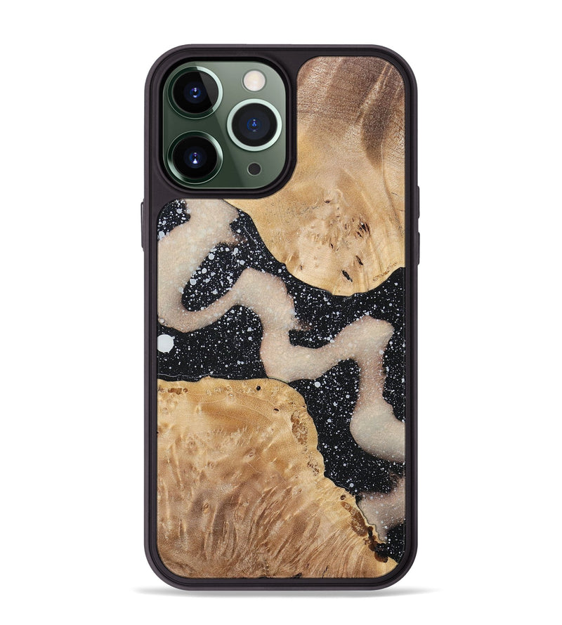 iPhone 13 Pro Max Wood+Resin Phone Case - Amari (Cosmos, 697718)