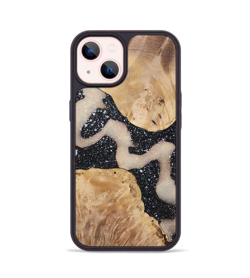 iPhone 14 Wood+Resin Phone Case - Amari (Cosmos, 697718)