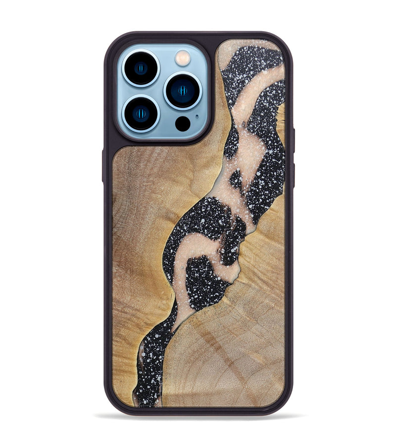 iPhone 14 Pro Max Wood+Resin Phone Case - Clayton (Cosmos, 697720)