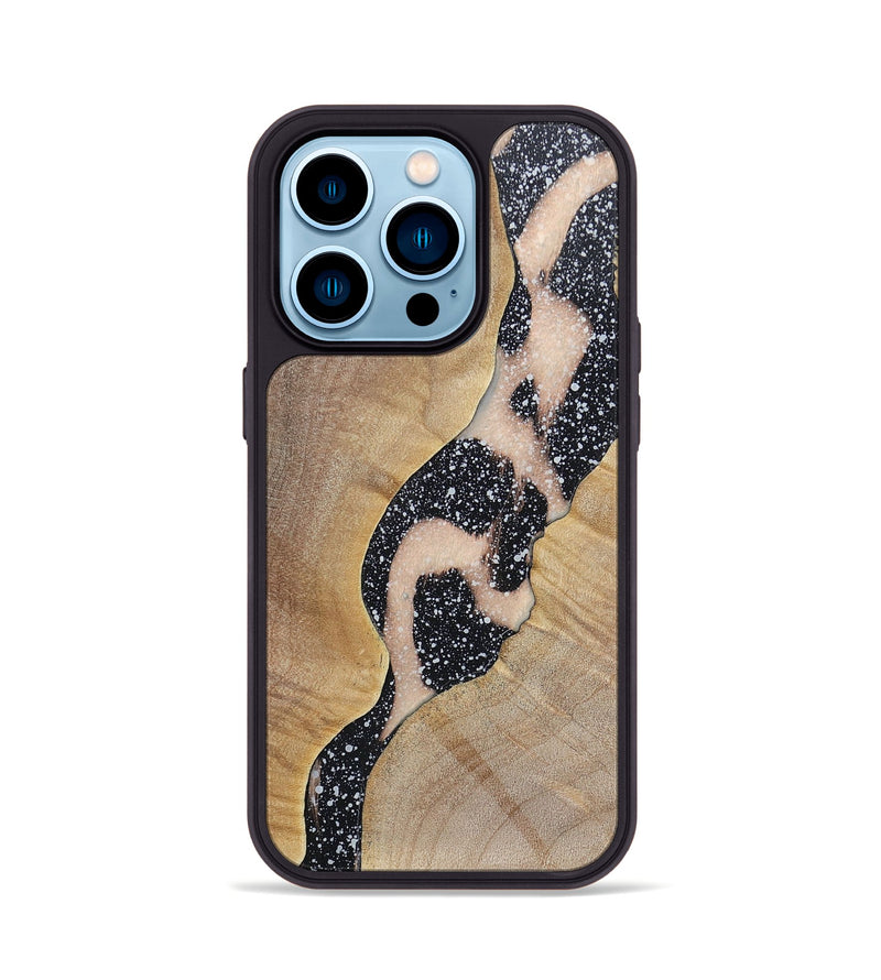 iPhone 14 Pro Wood+Resin Phone Case - Clayton (Cosmos, 697720)