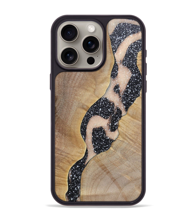 iPhone 15 Pro Max Wood+Resin Phone Case - Clayton (Cosmos, 697720)