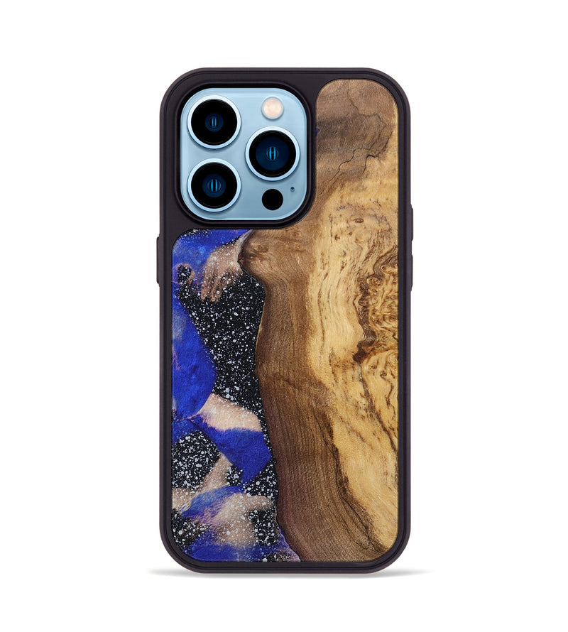 iPhone 14 Pro Wood+Resin Phone Case - Jacquelyn (Cosmos, 697721)