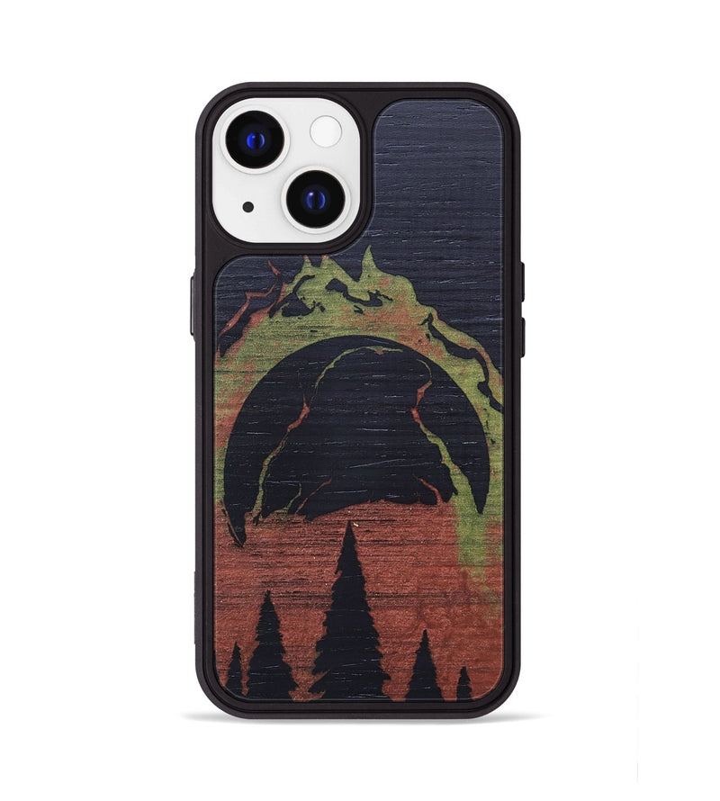 iPhone 13 Wood+Resin Phone Case - Ezequiel (Eclipse, 698069)