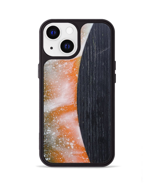 iPhone 13 Wood+Resin Phone Case - Cecelia (Eclipse, 698083)